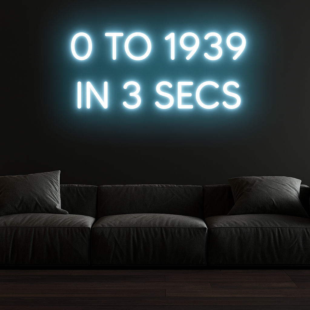 0 TO 1939 IN 3 SECS