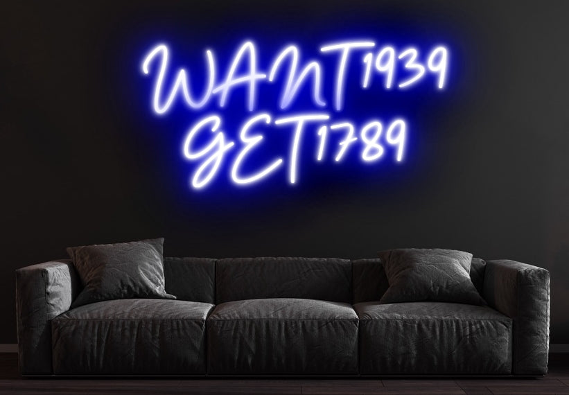 WANT 1939 GET 1789